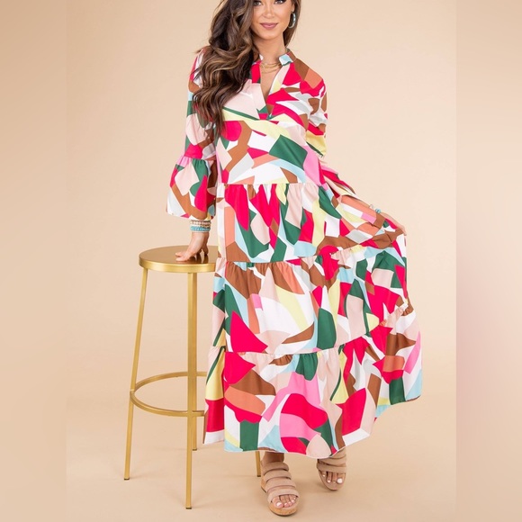 Dresses & Skirts - NWT Geometric print dress